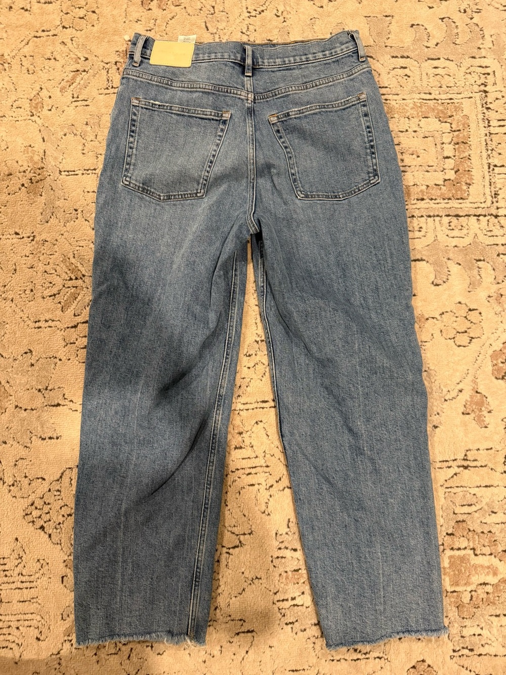 Everlane Light Blue Straight Leg Jeans - Picture 2 of 8